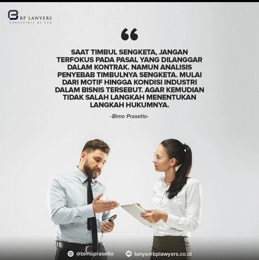 ANALISIS PENYEBAB SENGKETA