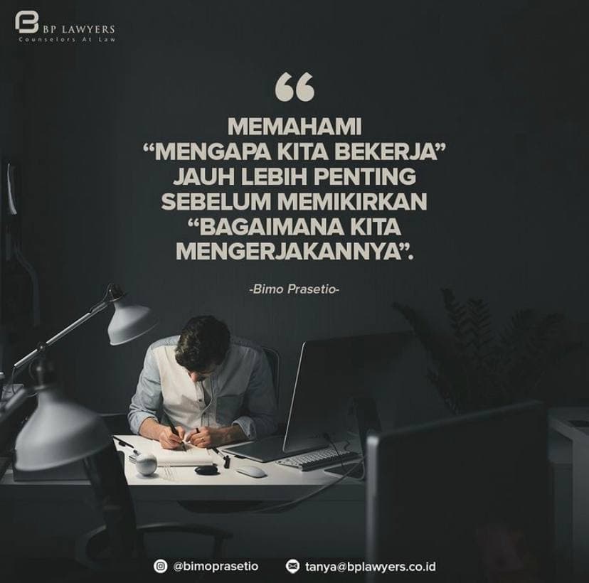 DAHULUKAN WHY SEBELUM HOW!