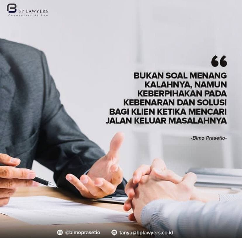 BERPIHAK PADA KEBENARAN