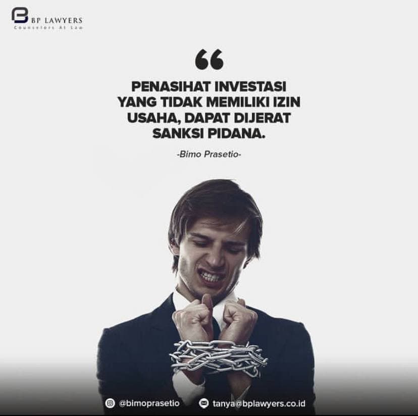 PENASIHAT INVESTASI JANGAN KELEWATAN