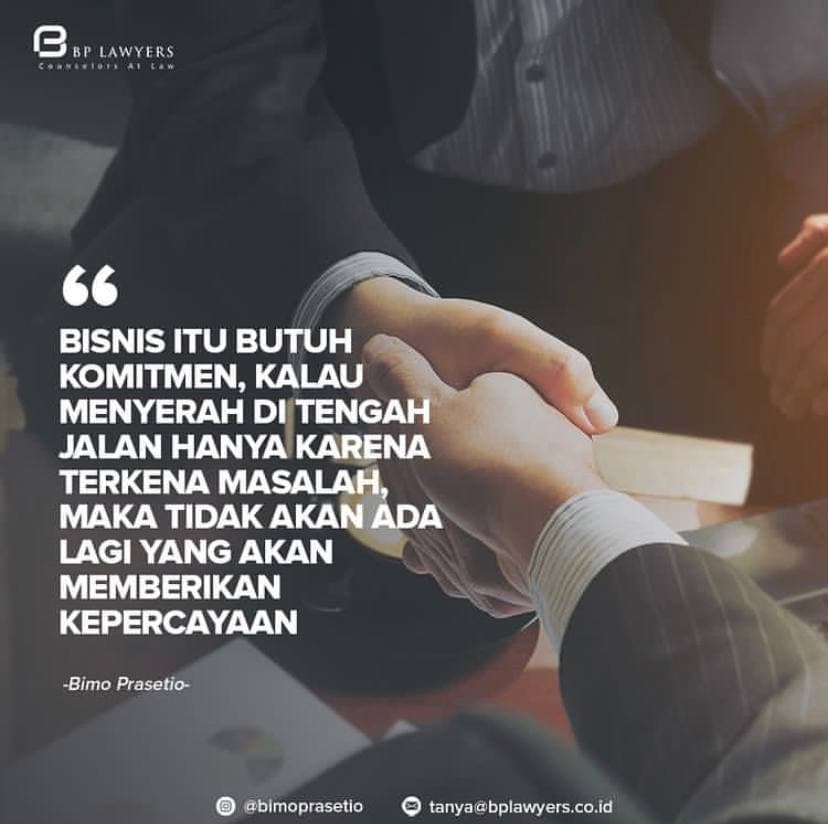 KOMITMEN UNTUK TIDAK MENYERAH