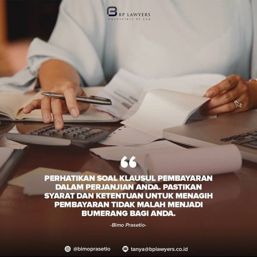 JANGAN TERLENA NILAI KONTRAK YANG BESAR!
