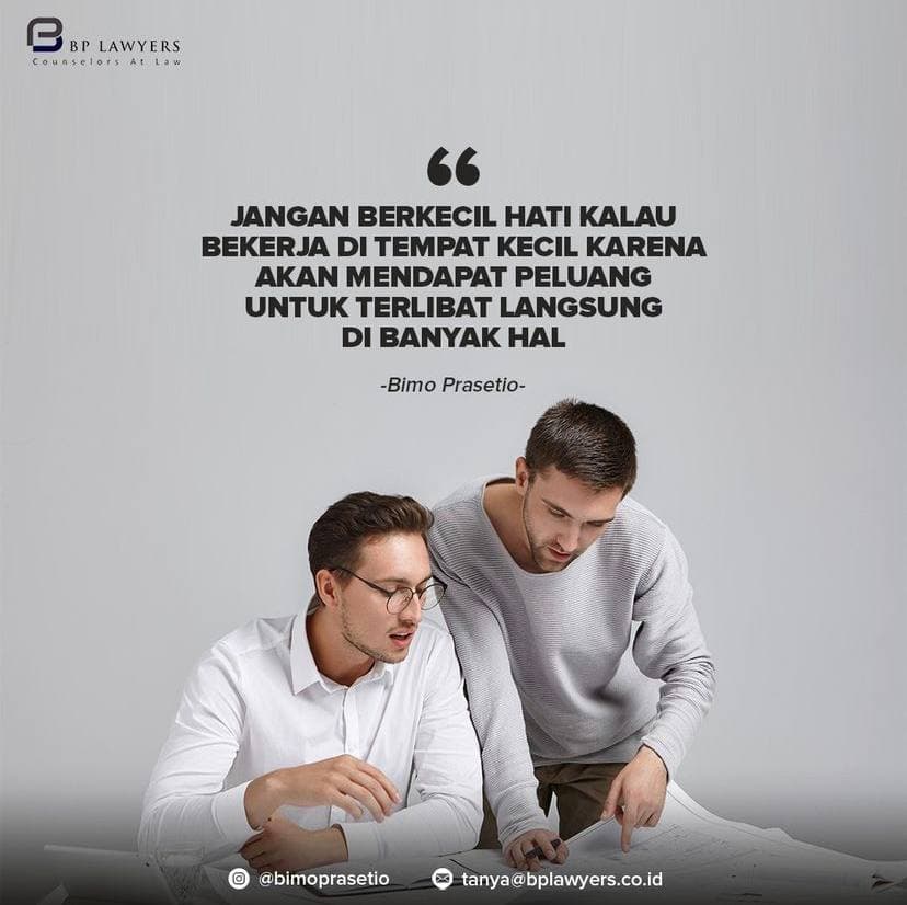 MEMANDANG POSITIF SETIAP KESEMPATAN
