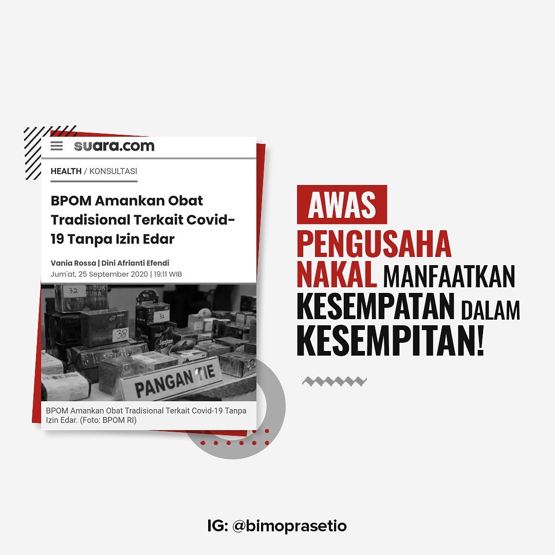 AWAS, PENGUSAHA NAKAL MANFAATKAN KESEMPATAN DALAM KESEMPITAN!