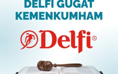 BUNTUT MEREK DITOLAK, DELFI GUGAT KEMENKUMHAM