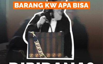 MENGGUNAKAN BARANG KW APA BISA DIPIDANA?