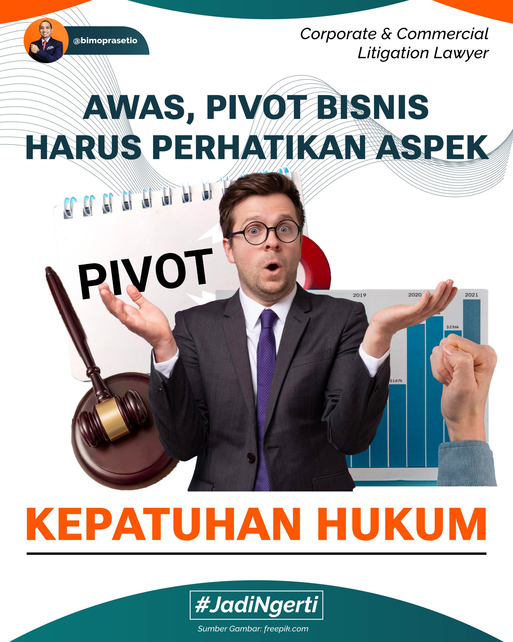 Awas, Pivot Bisnis Harus Perhatikan Aspek Kepatuhan Hukum