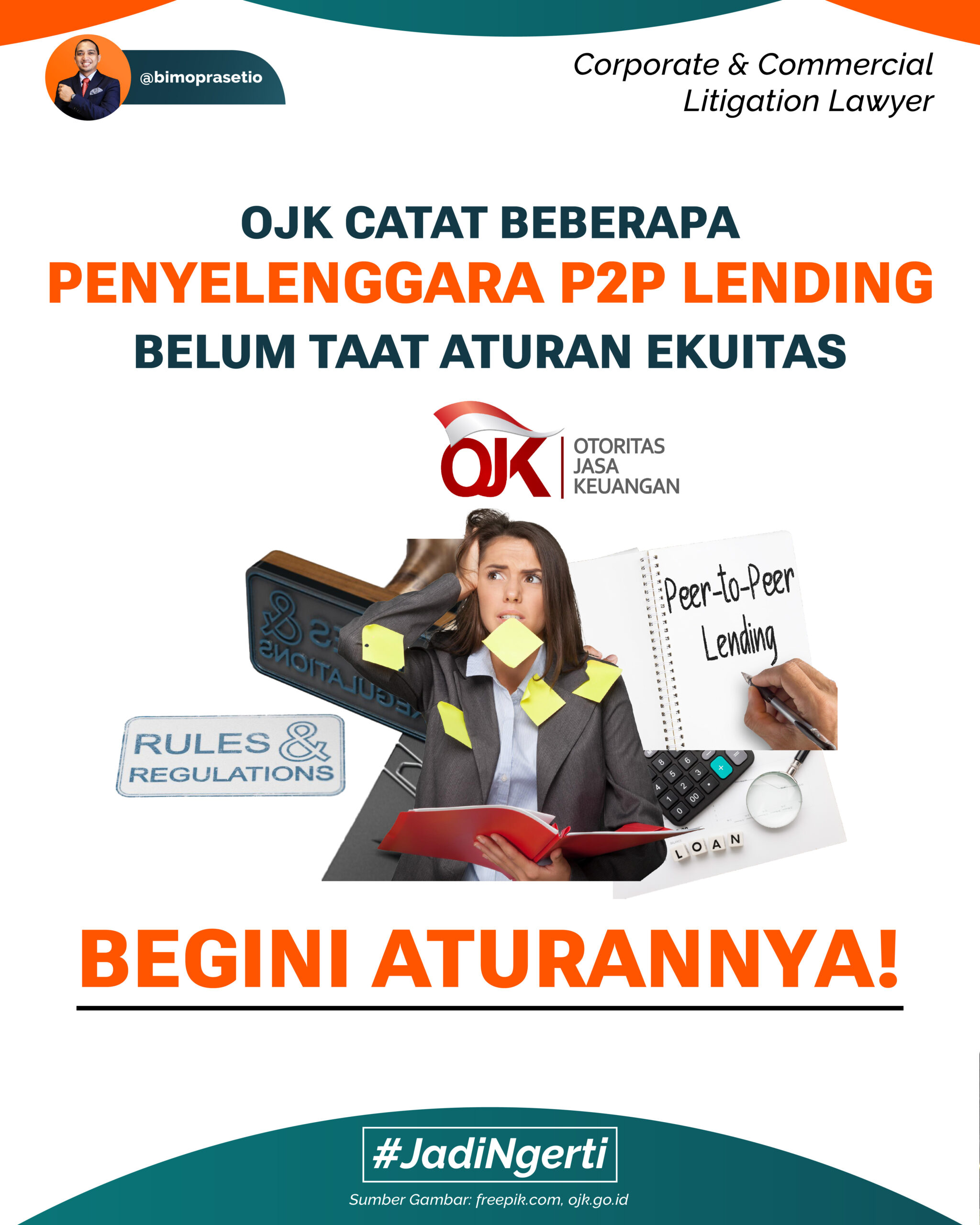OJK Catat Beberapa Penyelenggara P2P Lending Belum Taat Aturan Ekuitas, Begini Aturannya!