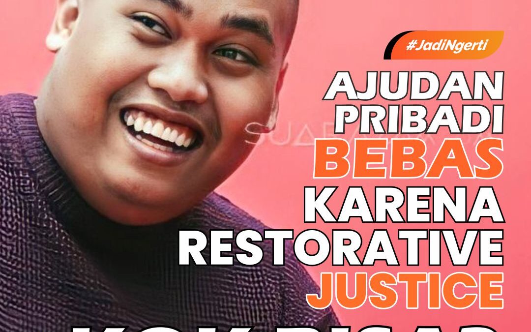 Berkat Restorative Justice, Ajudan Pribadi Dilepas dari Tahanan