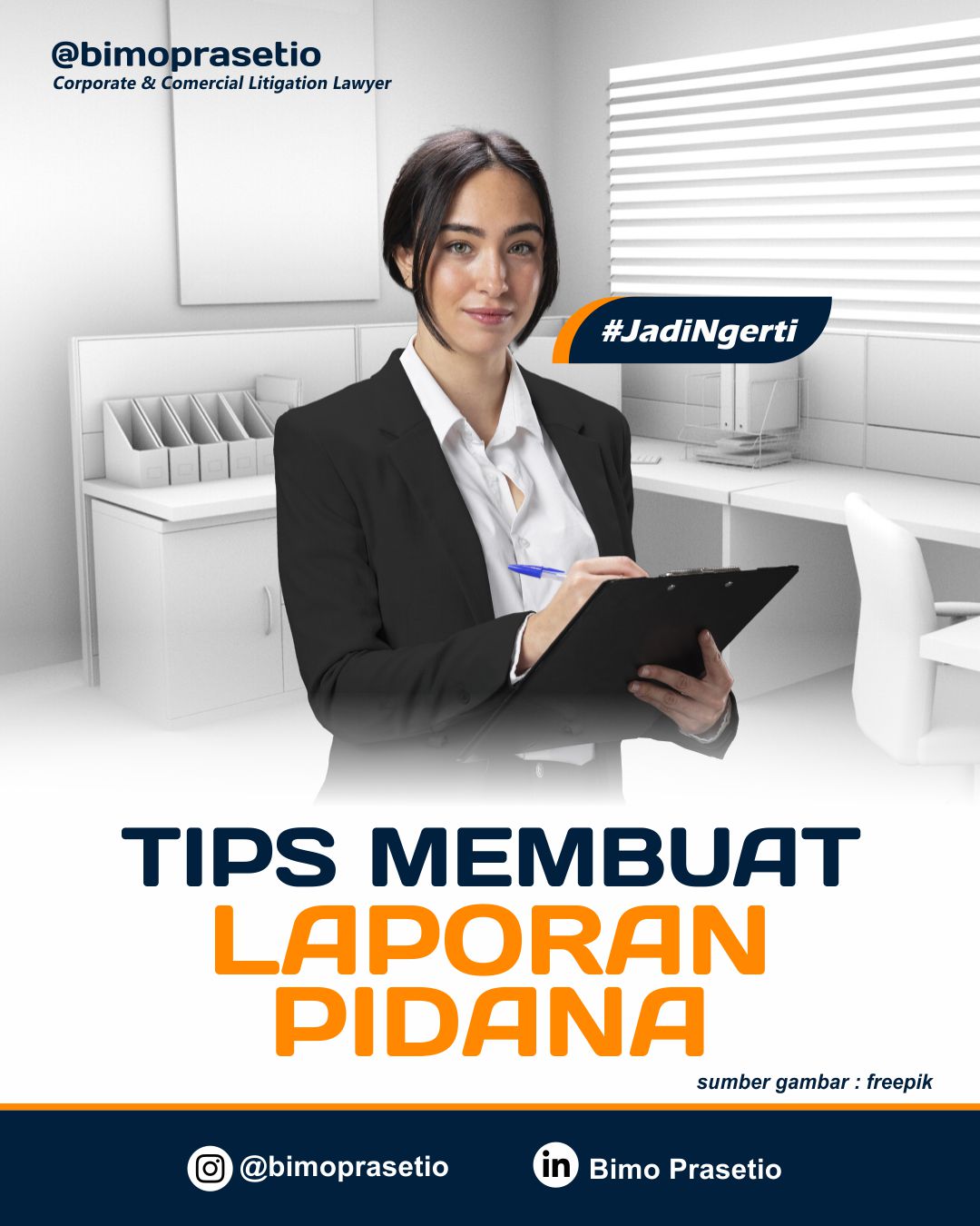 TIPS MEMBUAT LAPORAN PIDANA