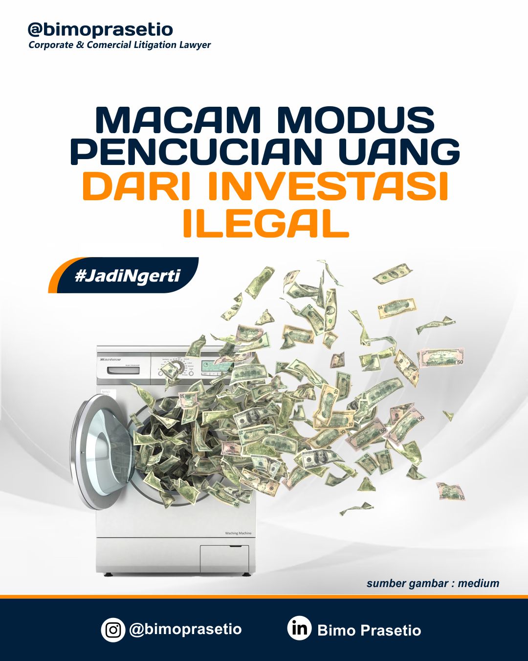 MACAM MODUS PENCUCIAN UANG DARI INVESTASI ILEGAL