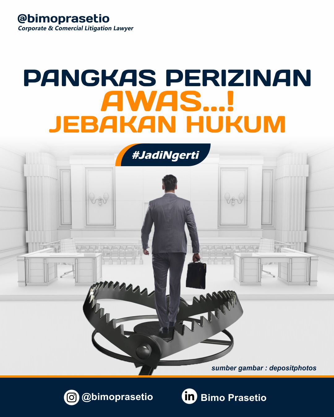 PANGKAS PERIZINAN, AWAS JEBAKAN HUKUM PANGKAS PERIZINAN, AWAS JEBAKAN HUKUM