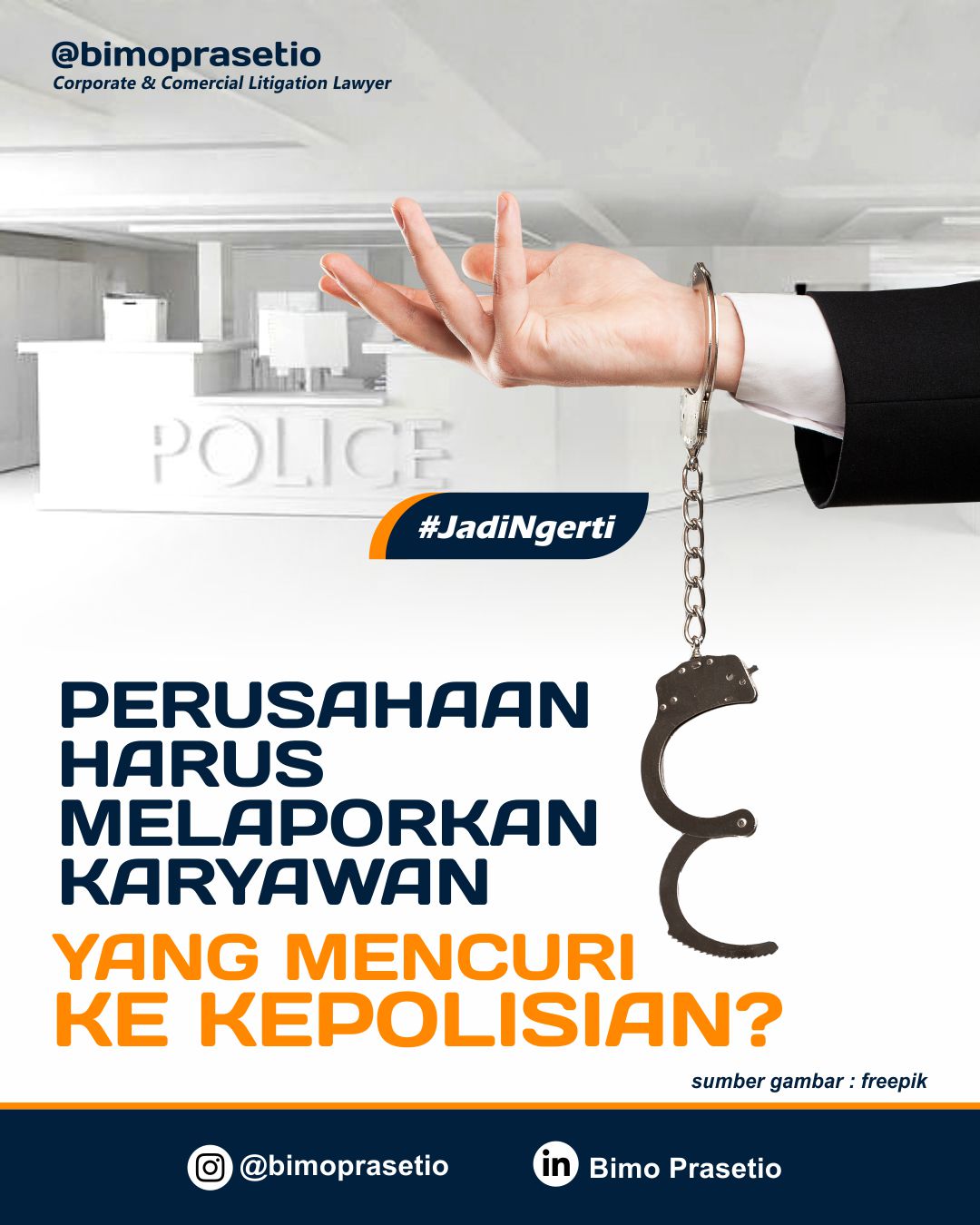 KENAPA PERUSAHAAN HARUS MELAPORKAN KARYAWAN YANG MENCURI KE KEPOLISIAN?