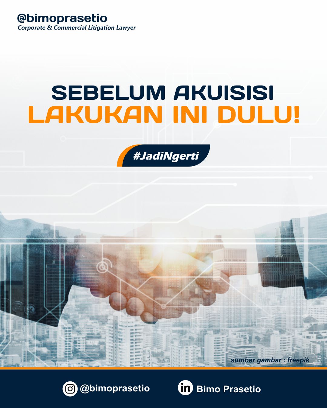 SEBELUM AKUISISI, LAKUKAN INI DULU!