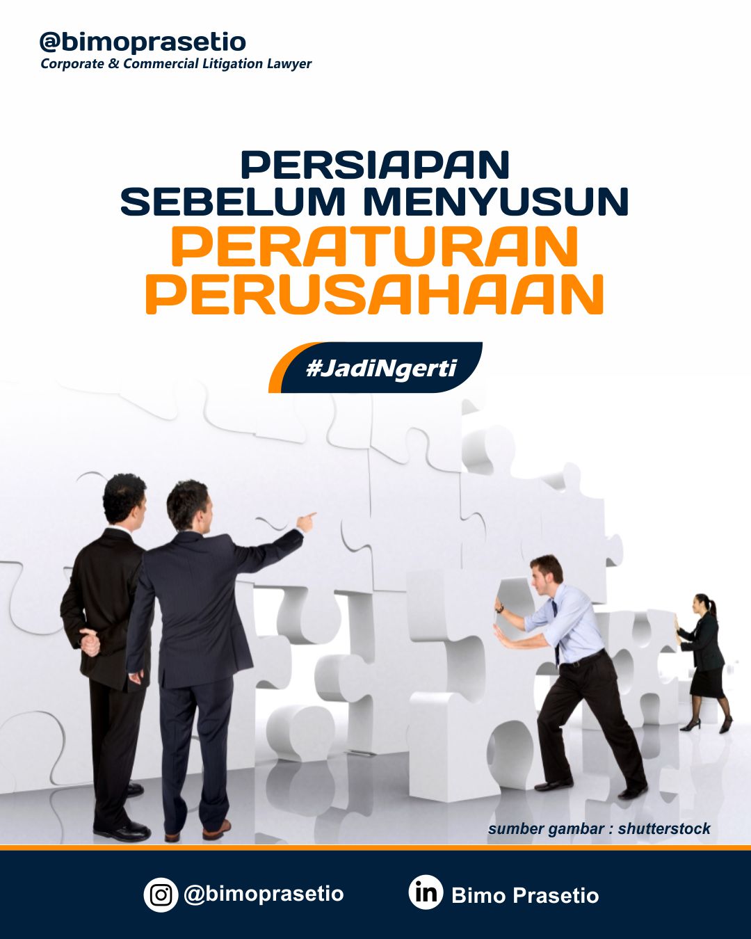 PERSIAPAN SEBELUM MENYUSUN PERATURAN PERUSAHAAN