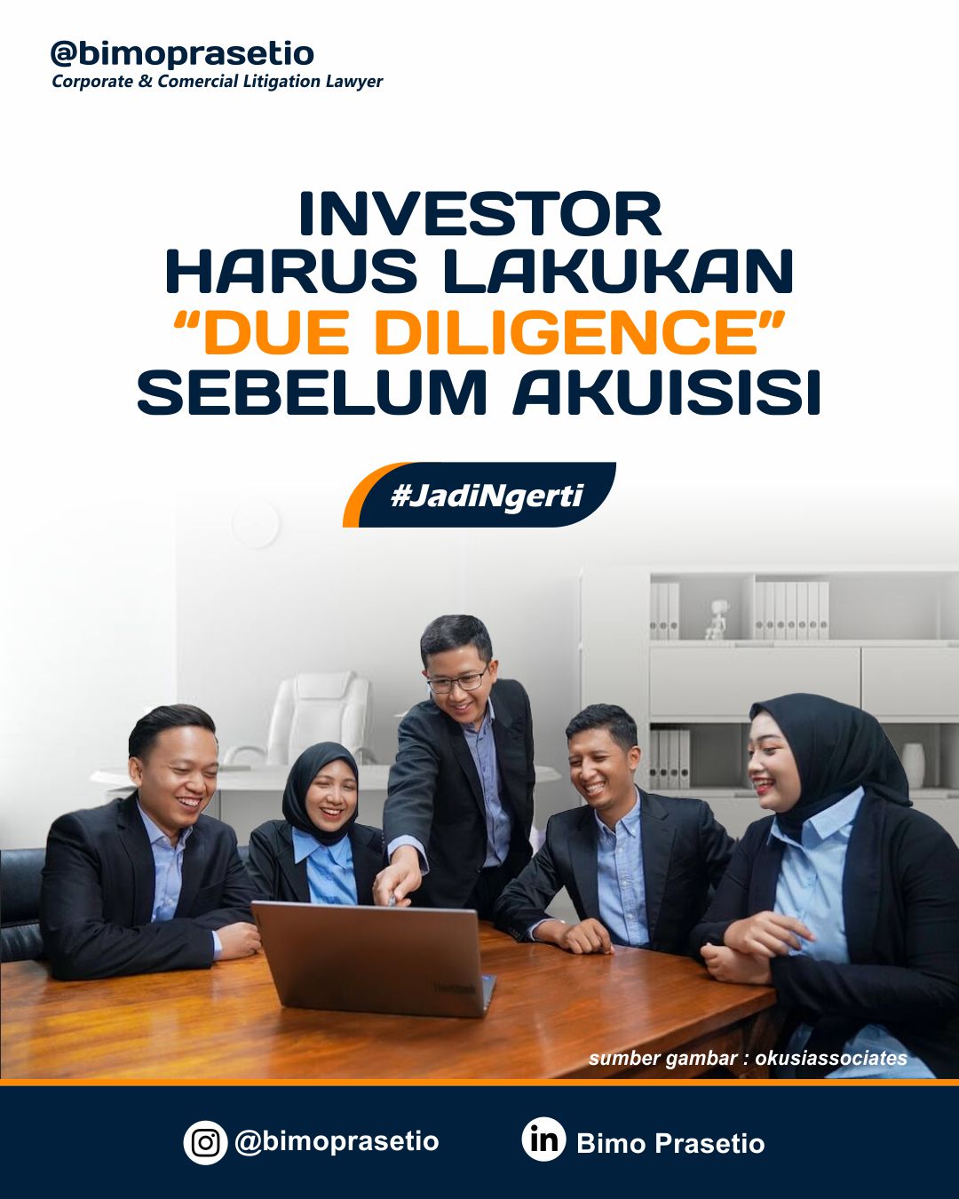 INVESTOR HARUS LAKUKAN DUE DELIGENCE SEBELUM AKUISISI INVESTOR HARUS LAKUKAN DUE DELIGENCE SEBELUM AKUISISI