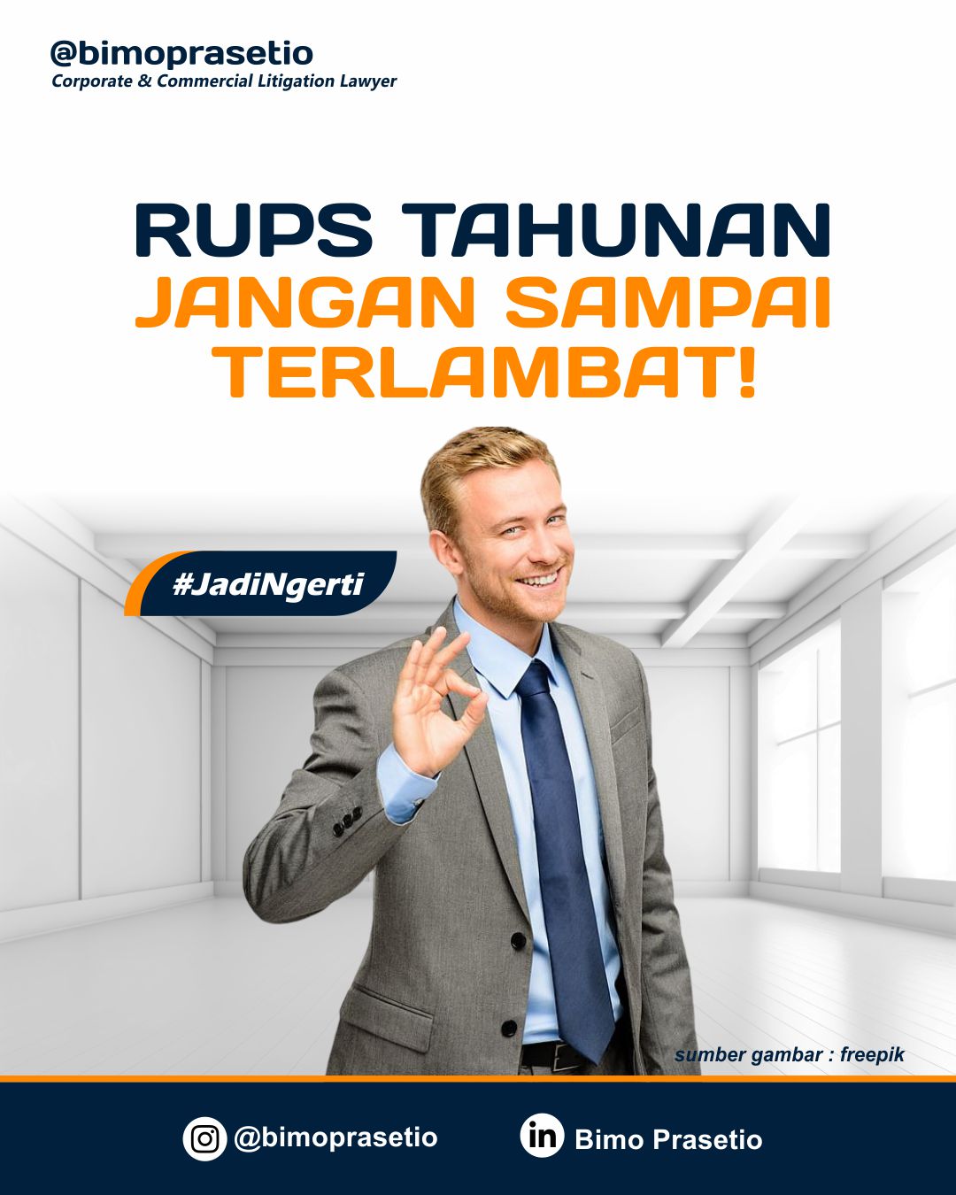 RUPS TAHUNAN JANGAN SAMPAI TERLAMBAT!