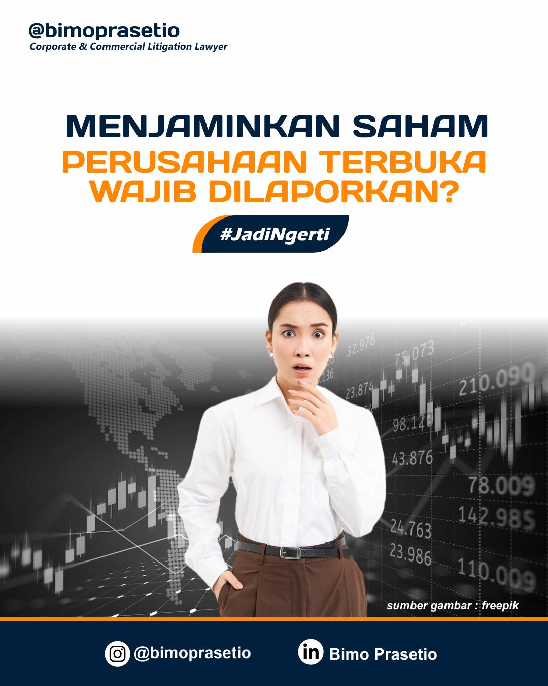 MENJAMINKAN SAHAM PERUSAHAAN TERBUKA WAJIB DILAPORKAN?