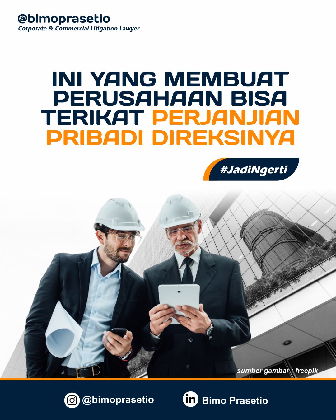 INI YANG MEMBUAT PERUSAHAAN BISA TERIKAT PERJANJIAN PRIBADI DIREKSINYA