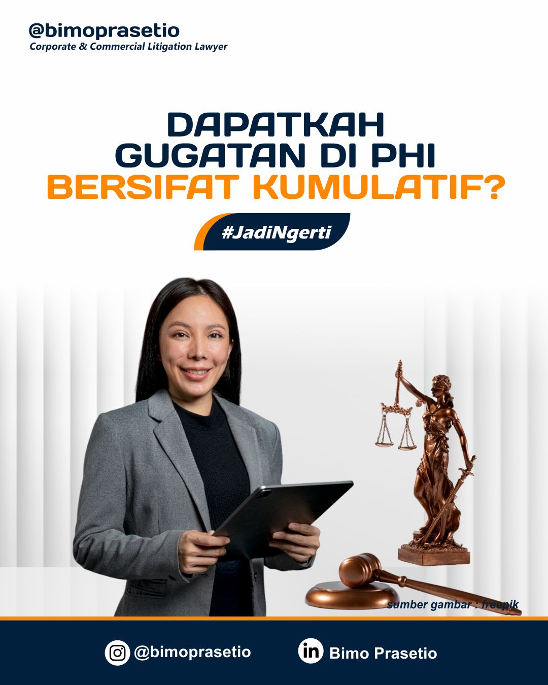 DAPATKAH GUGATAN DI PHI BERSIFAT KUMULATIF?